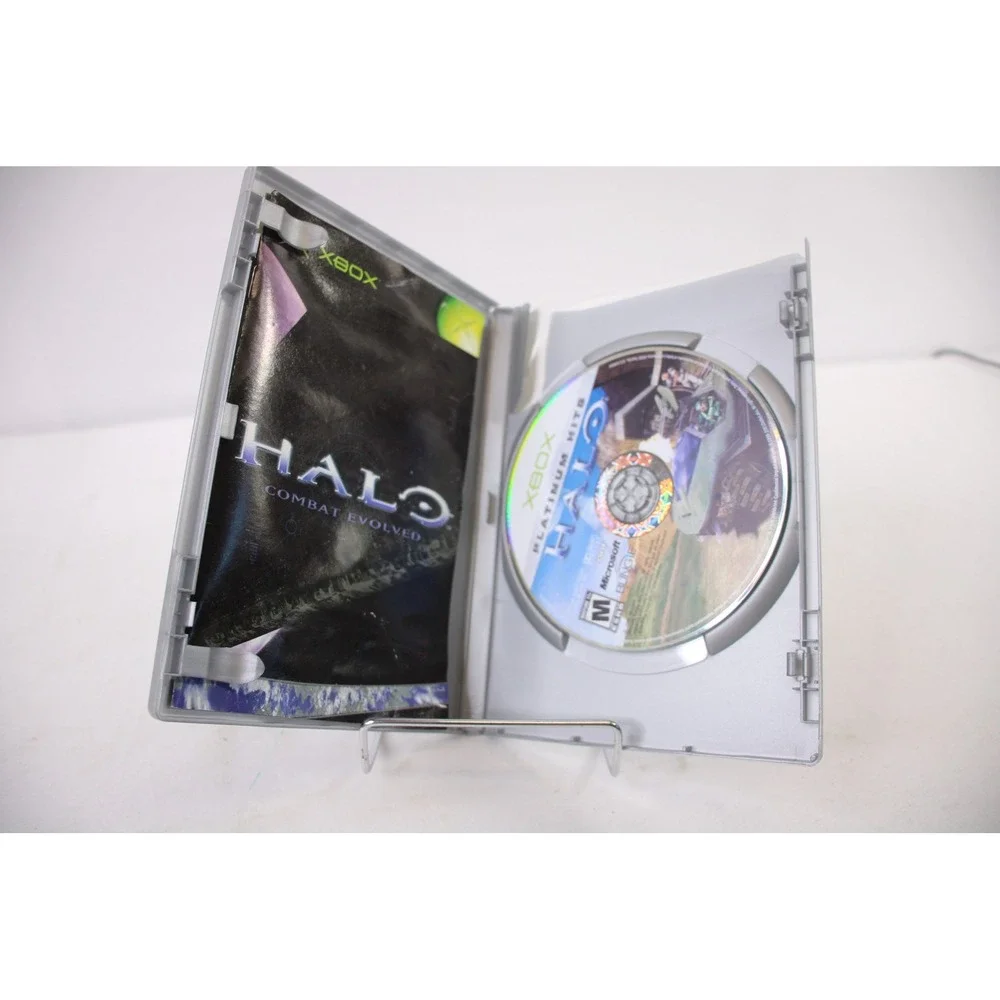 Halo Combat Evolved Platinum Hits Xbox Video Game Disc Case Manual